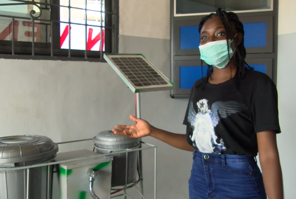 Coronavirus : une étudiante met au point un dispositif intelligent de lavage des mains