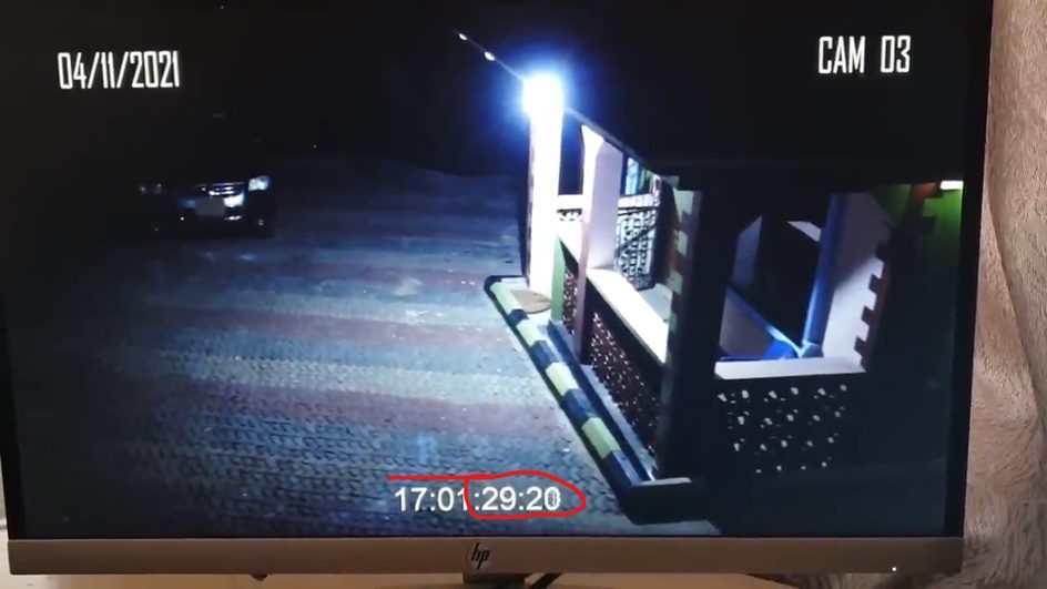 Capture d'écran montrant la surcharge de l'horodateur 