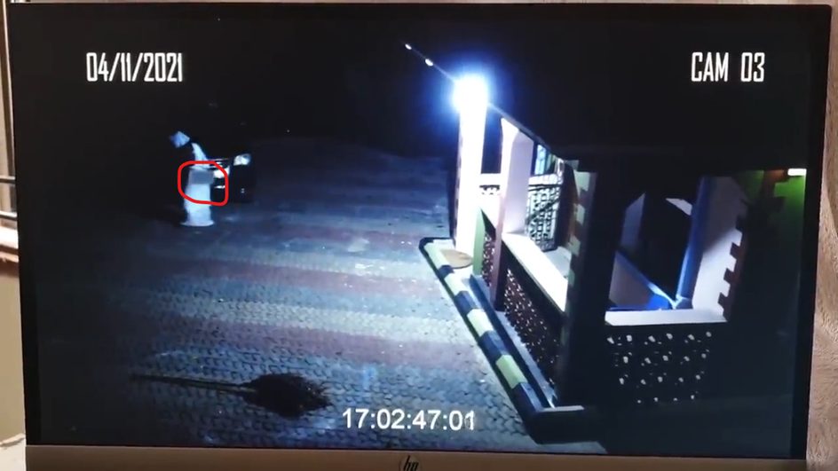 Capture d'écran montrant le flou réalisé sur la vidéo