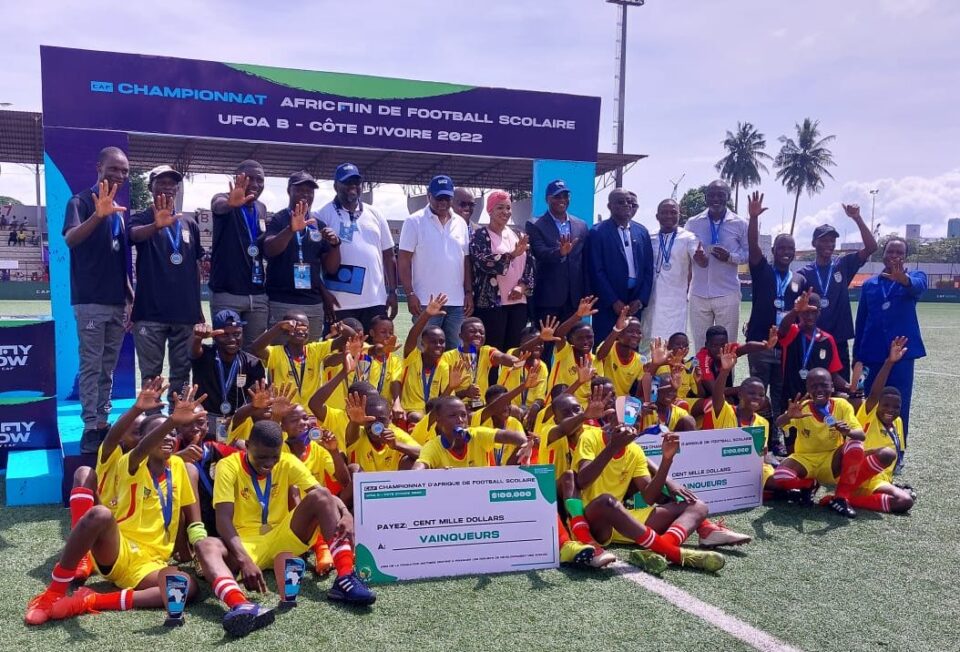 Bénin champion scolaire Ouest africain UFOA B