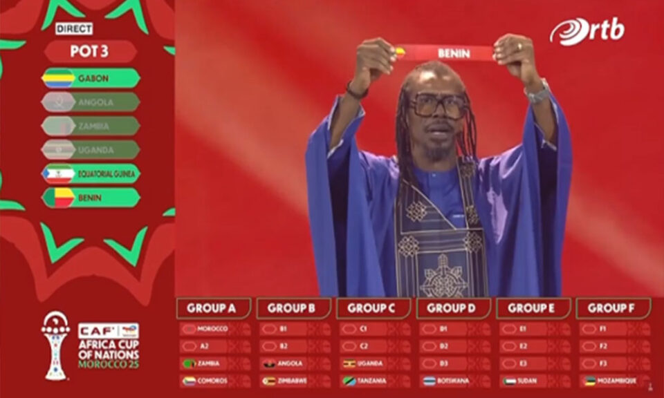 Les groupes de la phase de poules de la CAN Maroc 2025 sont connus ce 27 janvier 2025. Le Bénin a hérité du Sénégal, de la RD Congo et du Botswana.
