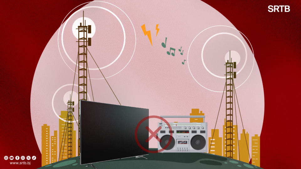 Dans le cadre d’une amélioration technique de nos services, la réception de nos programmes radio et TV en Afrique et en Europe. La SRTB.