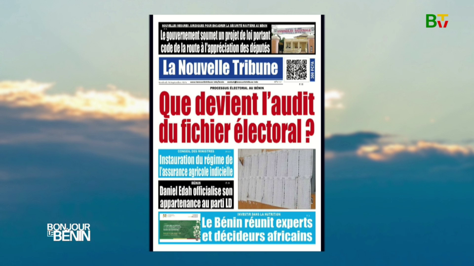 Le tour des kiosques à journaux ce vendredi 26 septembre 2025. La presse béninoise rapporte plusieurs informations, notamment cette interrogation à la une : "Que devient l’audit du fichier électoral ?"