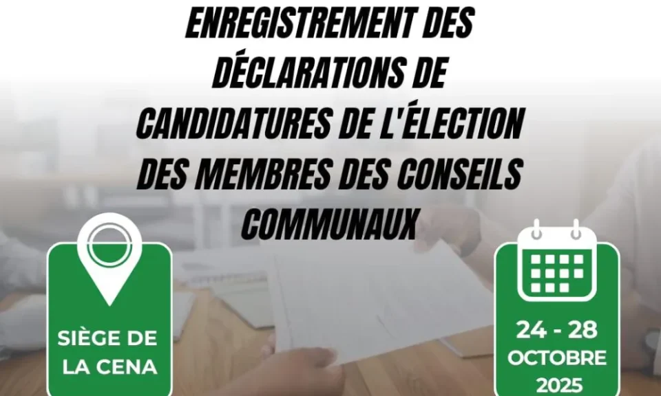 Élections communales 2026 : trois jours après, toujours aucune liste de candidatures à la CENA