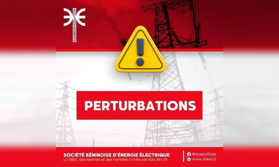 Bénin : des coupures d'électricité annoncées dans 13 communes ce jeudi 20 août