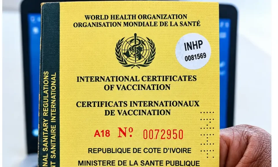 Les voyageurs entrant au Bénin ne sont plus soumis au contrôle de leur carnet de vaccination aux frontières. La mesure concerne notamment le certificat de vaccination contre la fièvre jaune.